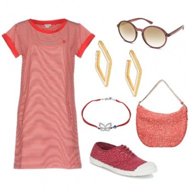 Outfit Red style, for this I live