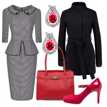 Outfit Bon ton con tocchi glam