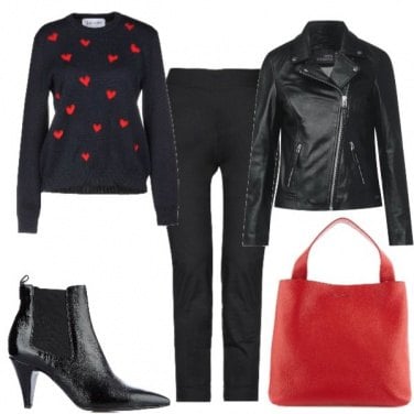 Outfit Con il cuore