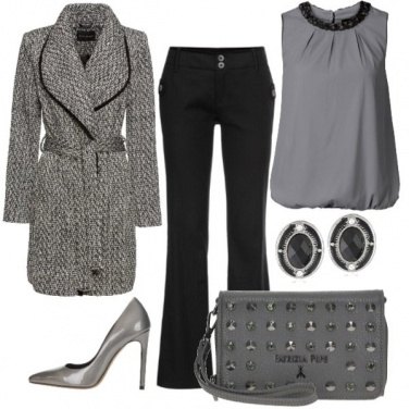 Outfit Colletto con paillettes