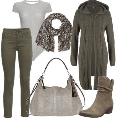Outfit Top a body e cardigan