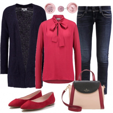 Outfit Bon ton in jeans