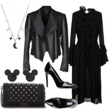 Outfit Nero e Swarovski