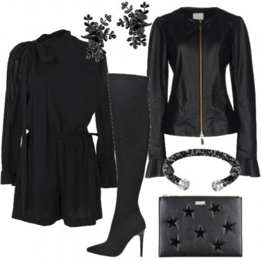 Outfit Nera come la tua sera