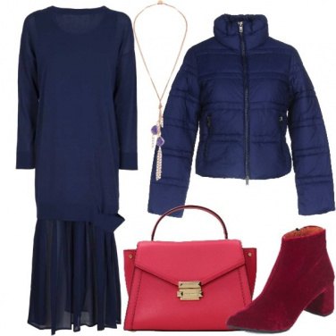 Outfit Un magnifico lungo blu
