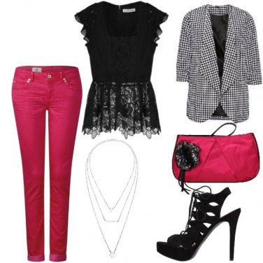 Outfit Fuxia di sera...