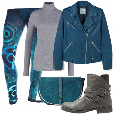 Outfit Petrolio rock