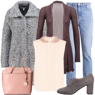 Outfit Bon ton in jeans
