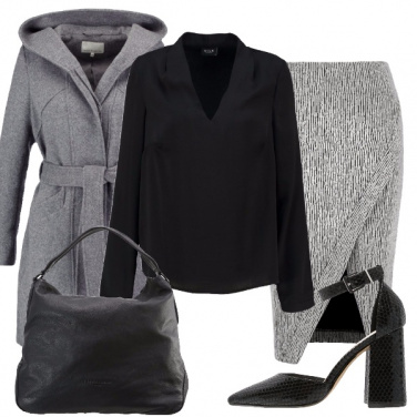 Outfit La gonna con lo spacco