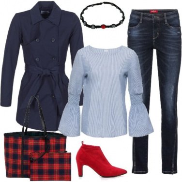 Outfit Tartan bag