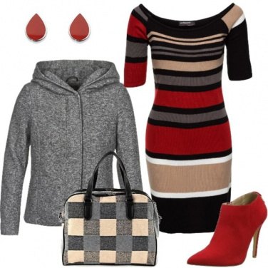 Outfit Righe&quadretti