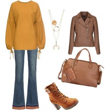 Outfit Autunno tono su tono