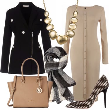 Outfit Beige e nero
