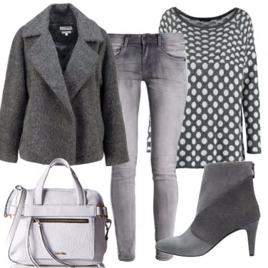 Outfit Dal grigio al ghiaccio