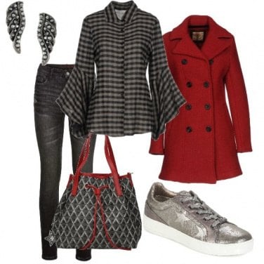 Outfit Rosso e nero