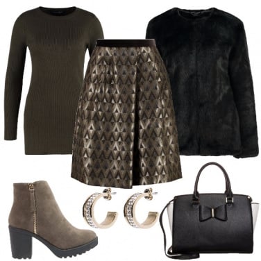 Outfit Gonna verde speranza