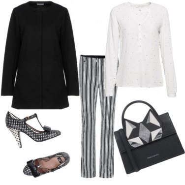 Outfit Bianco e nero