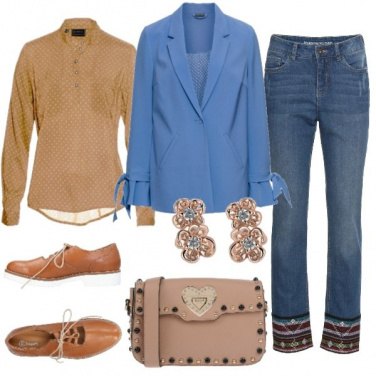 Outfit Blazer carta da zucchero