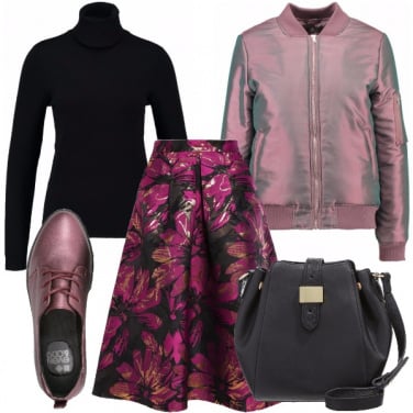 Outfit Spazio alla gonna fiorita