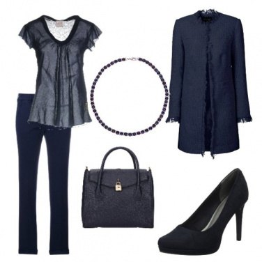Outfit Nel blu dipinto di blu