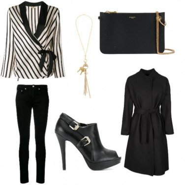 Outfit Righe chic