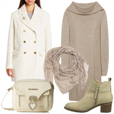 Outfit Il cappotto bianco
