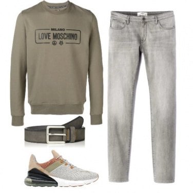 Outfit Grey&green