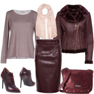 Outfit Fantasia bordeaux