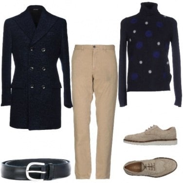 Outfit Dolcevita a pois