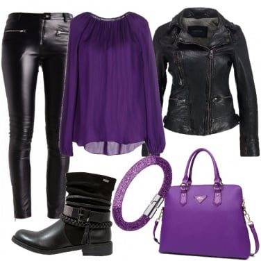 Outfit Istinto viola