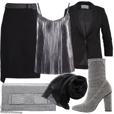 Outfit Gli stivaletti glitter