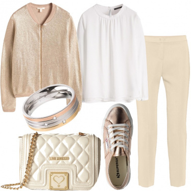 Outfit Oro casual