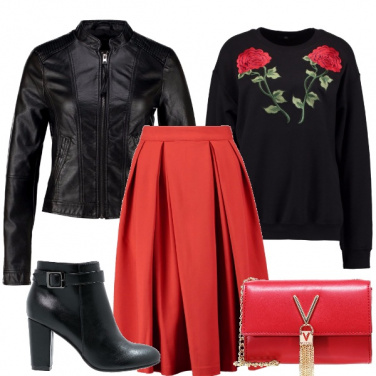 Outfit Rosso portafortuna