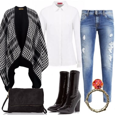 Outfit Jeans e camicia