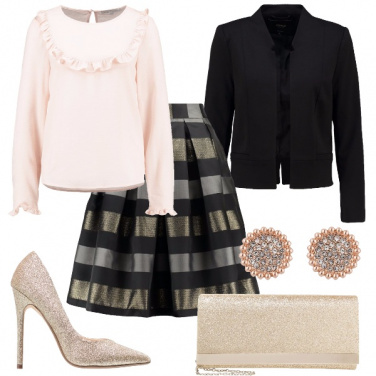 Outfit Cerimonia con rouches
