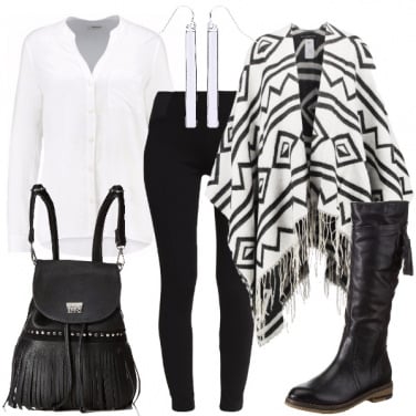 Outfit Frange e stivali