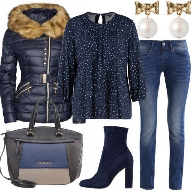 Outfit Inverno in blu
