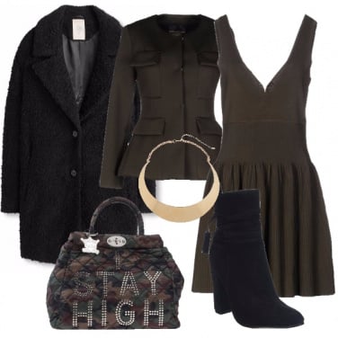 Outfit Militare con il nero