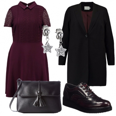 Outfit Romantica con grinta