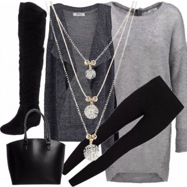 Outfit Sfumature di grigio