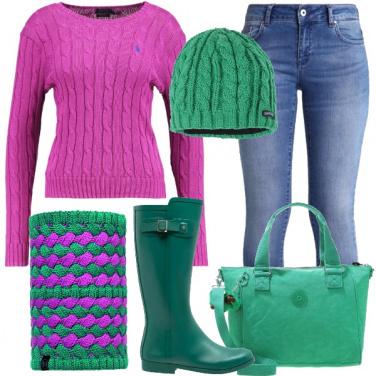 Outfit Comoda e super colorata