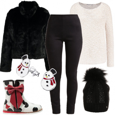 Outfit Trendy sotto la neve