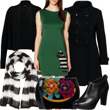 Outfit Fiori sulla borsa