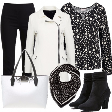 Outfit Pois al lavoro
