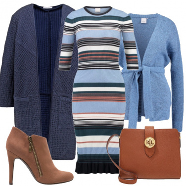 Outfit L\'abito rigato