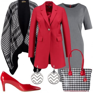Outfit Adoro il pied de poule