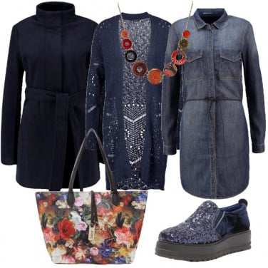 Outfit Sneakers con le paillettes
