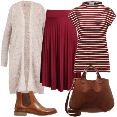 Outfit Il rosso non stanca mai