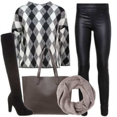 Outfit Con capi audaci e non
