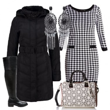 Outfit Bianco e nero
